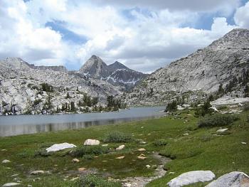 Pic of a lake we passed just before making camp on the seventh day.