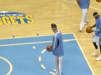 denver trip may 2009 birdman warming up for game 4 wcf against the lakers