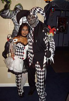 The Evil Jester and his lovely wife!