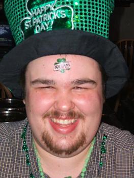 Me smashed on St. Patricks a couple years ago