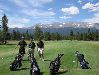 Me + Brothers Golfing at Mt. Massive - Leadville, CO