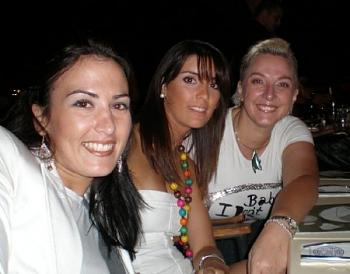 Stephanie, Lucia, Me (friends from work)