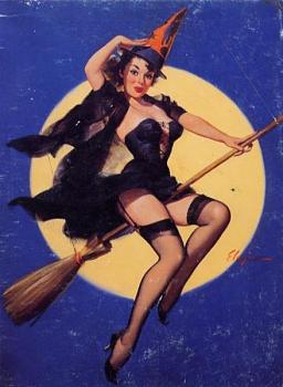 sexy vintage witch