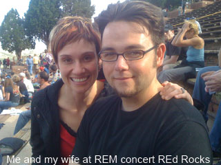 Me and my wife at Red Rocks